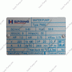 پمپ 1اسب محیطی اسپرینگ PM80 - Image 4
